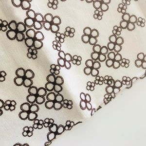 Embroidered boho material